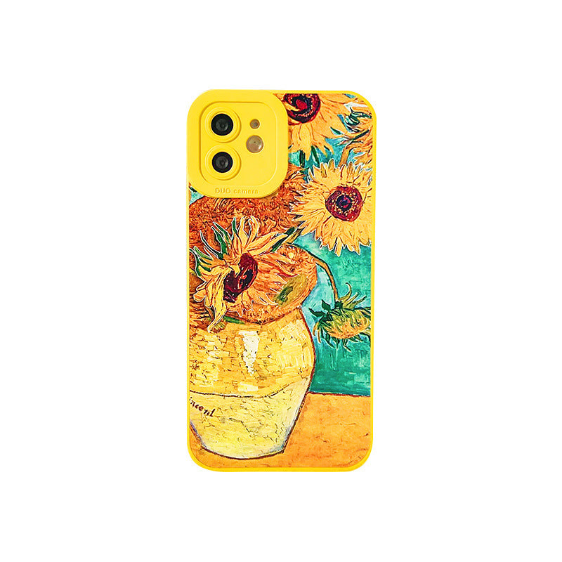 Sunflower IPhone14 Phone Case Silicone Phone Case